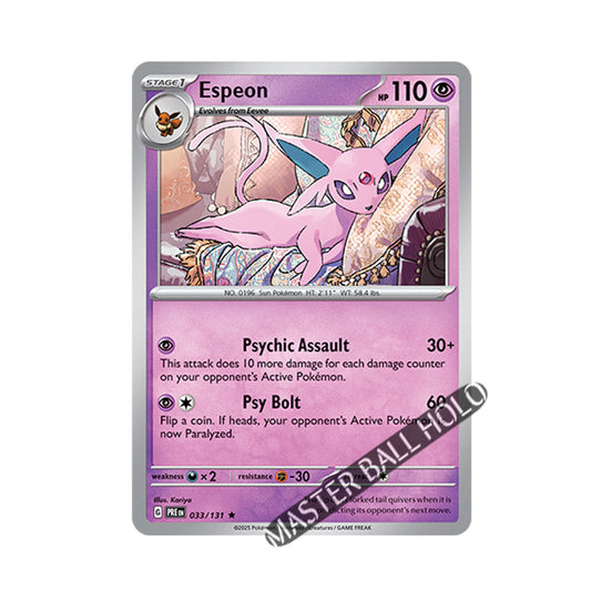 Espeon Master Ball Holo 033/131