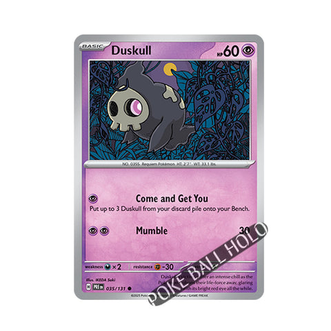 Duskull Poke Ball Holo 035/131