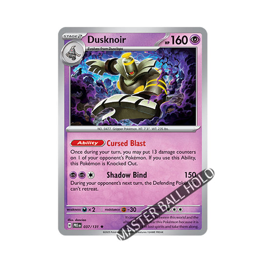 Dusknoir Master Ball Holo 037/131