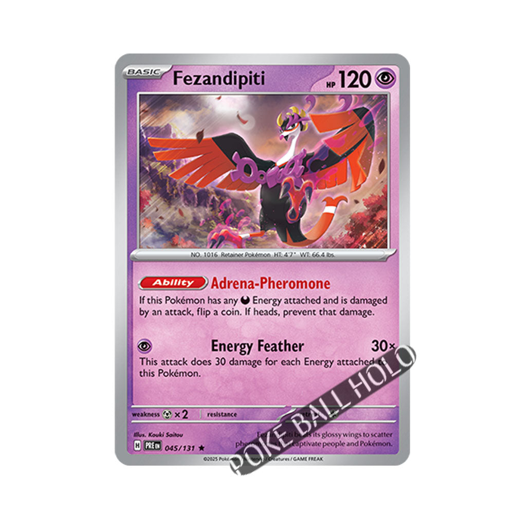 Fezandipiti Poke Ball Holo 045/131