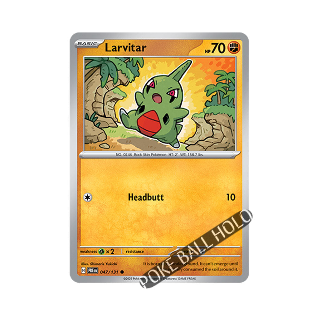 Larvitar Poke Ball Holo 047/131