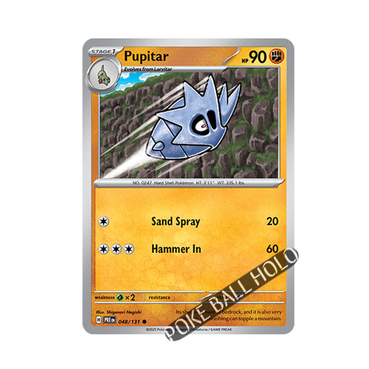 Pupitar Poke Ball Holo 048/131