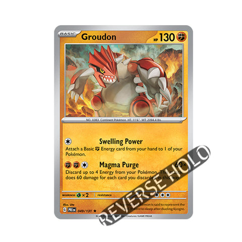 Groudon Reverse Holo 049/131