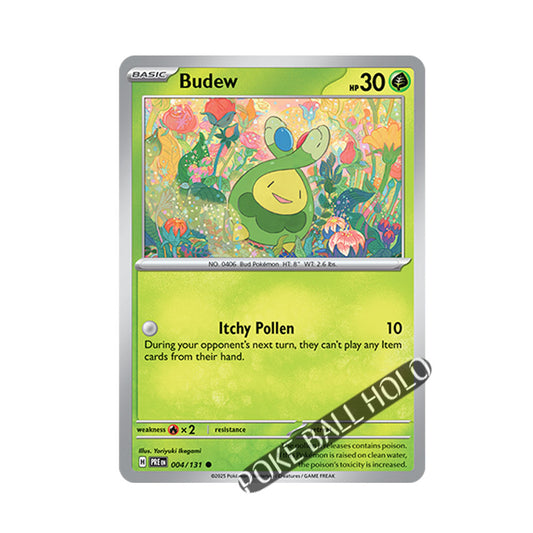 Budew Poke Ball Holo 004/131