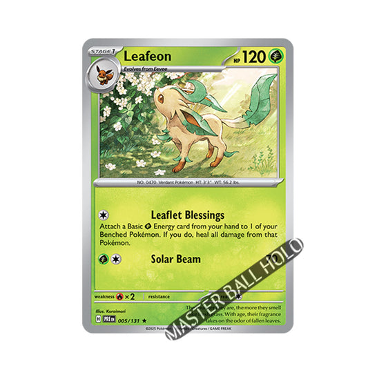 Leafeon Master Ball Holo 005/131