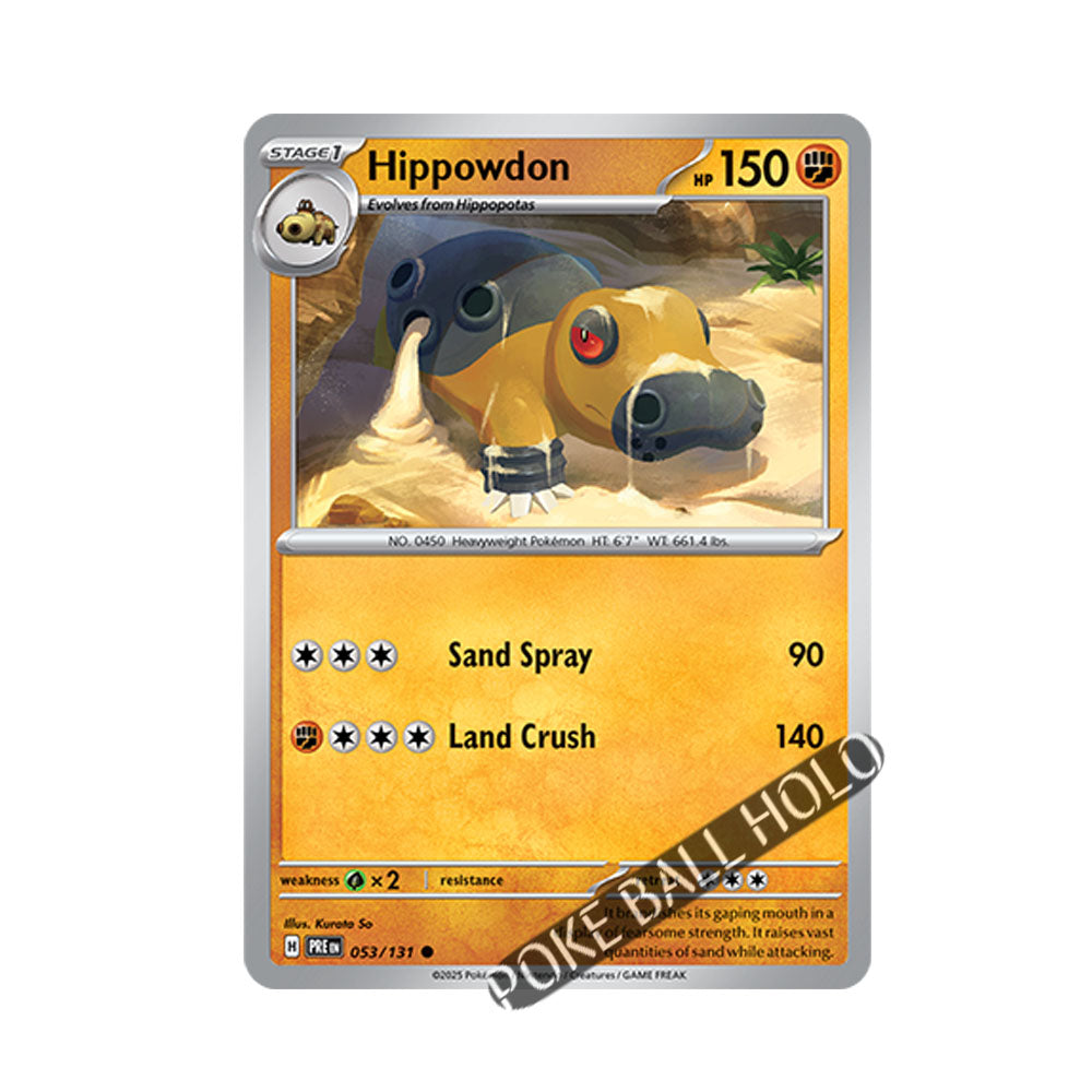 Hippowdon Poke Ball Holo 053/131