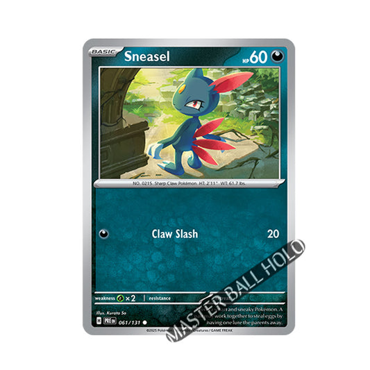 Sneasel Master Ball Holo 061/131