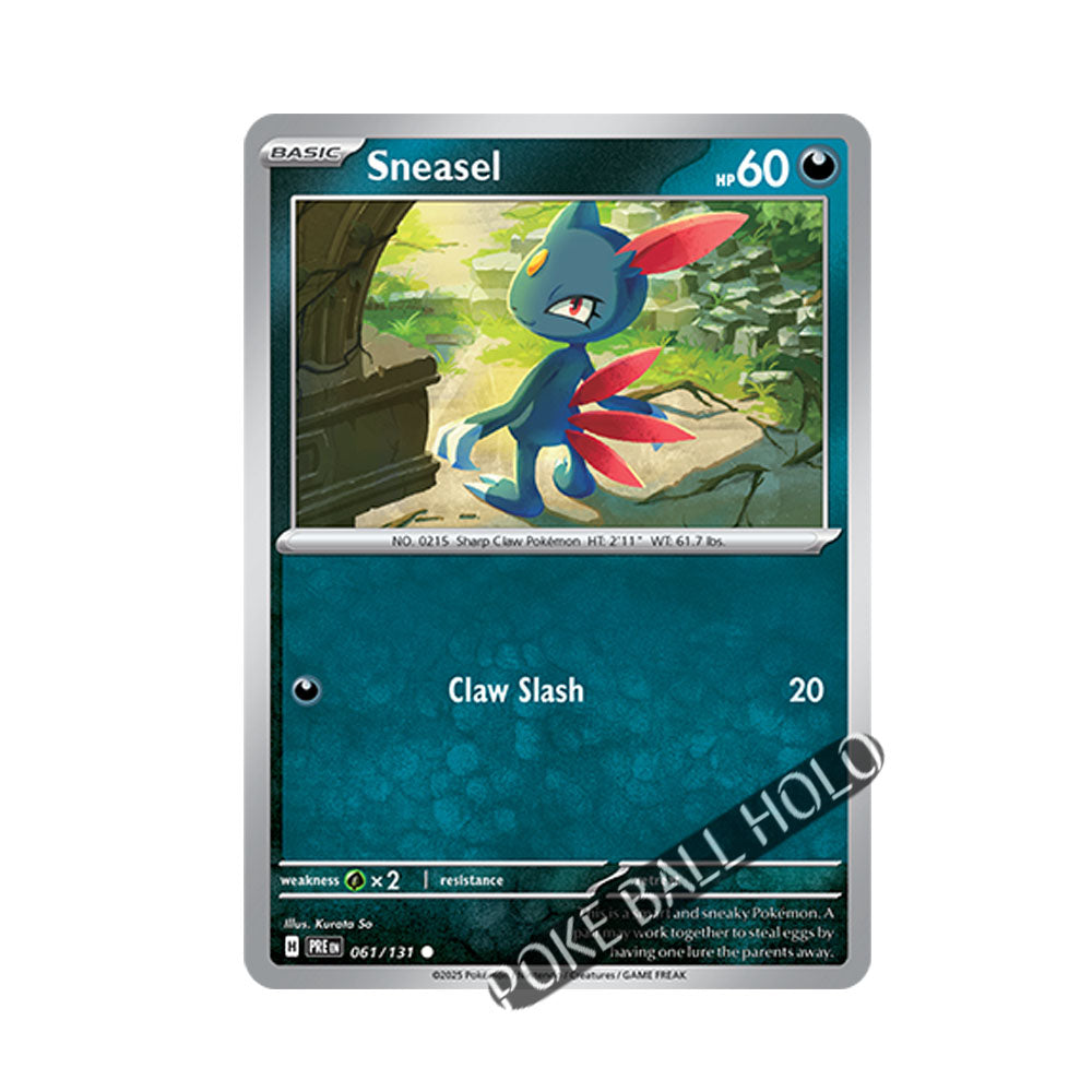 Sneasel Poke Ball Holo 061/131