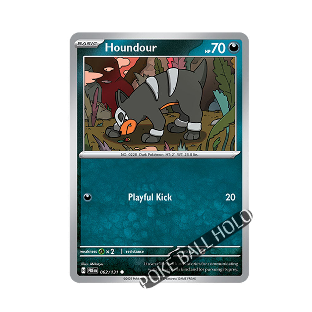 Houndour Poke Ball Holo 062/131