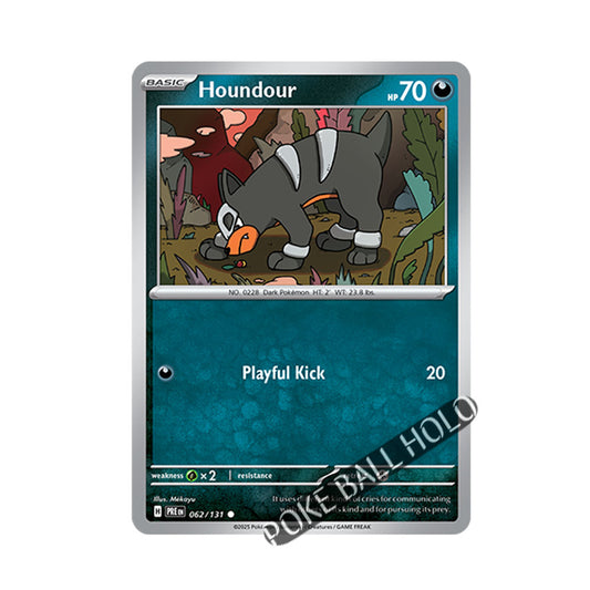 Houndour Poke Ball Holo 062/131