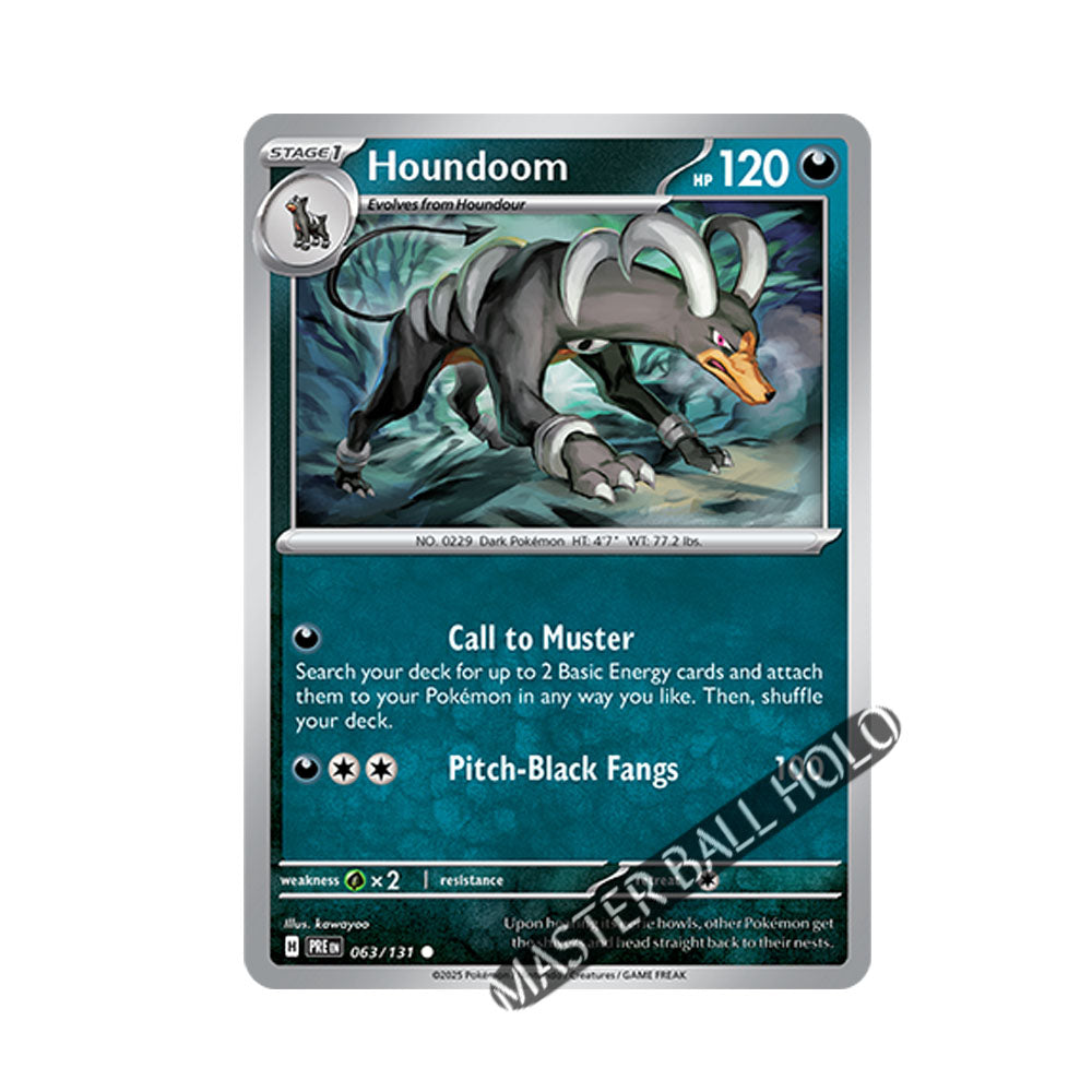 Houndoom Master Ball Holo 063/131