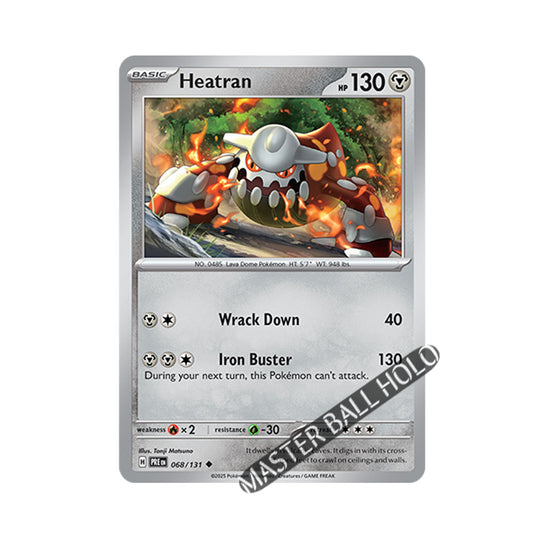 Heatran Master Ball Holo 068/131