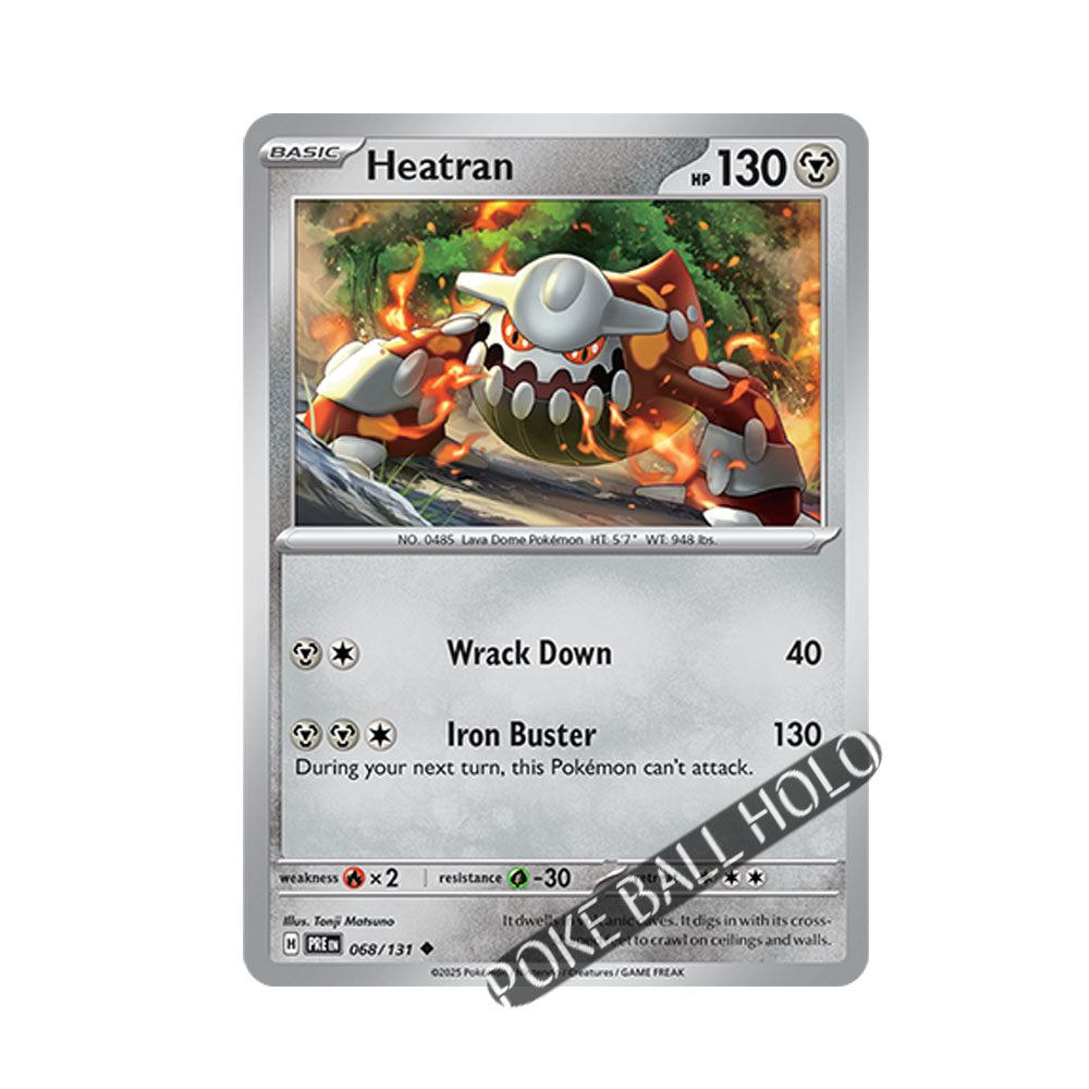 Heatran Poke Ball Holo 068/131