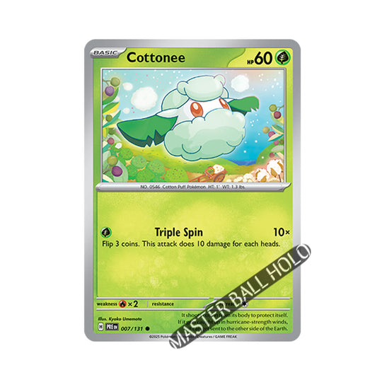 Cottonee Master Ball Holo 007/131