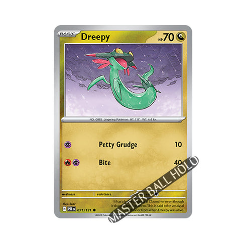 Dreepy Master Ball Holo 071/131