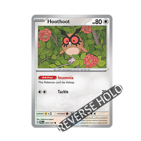 Hoothoot Reverse Holo 077/131