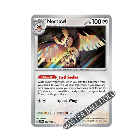 Noctowl Master Ball Holo 078/131