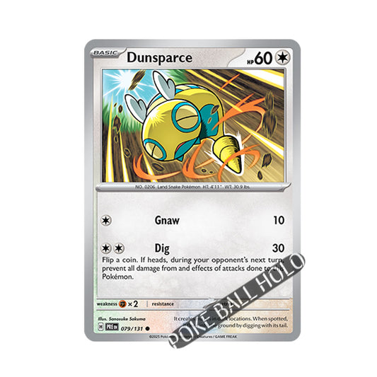 Dunsparce Poke Ball Holo 079/131