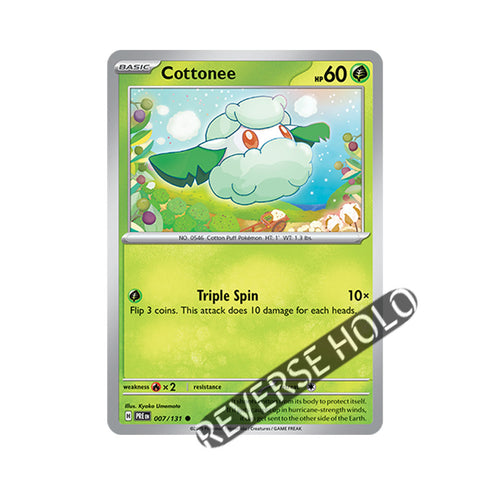 Cottonee Reverse Holo 007/131