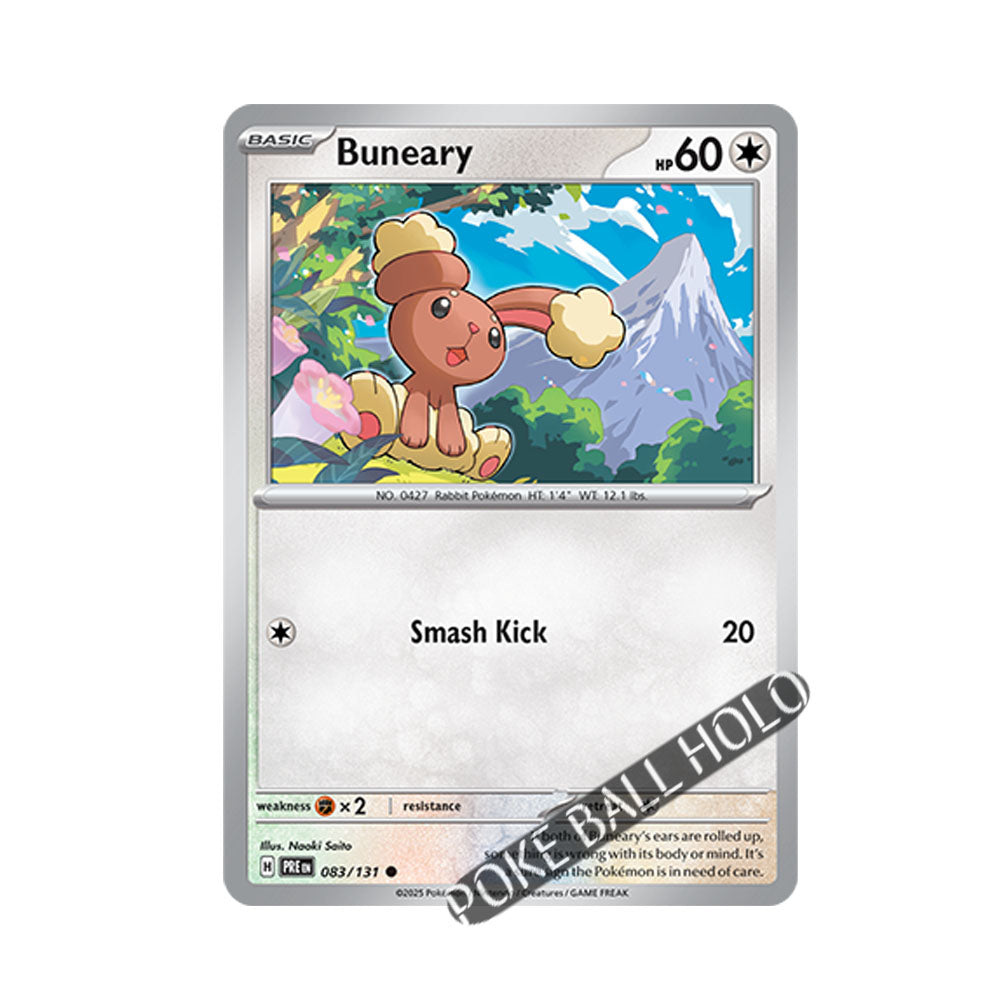 Buneary Poke Ball Holo 083/131