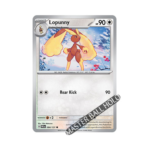 Lopunny Master Ball Holo 084/131