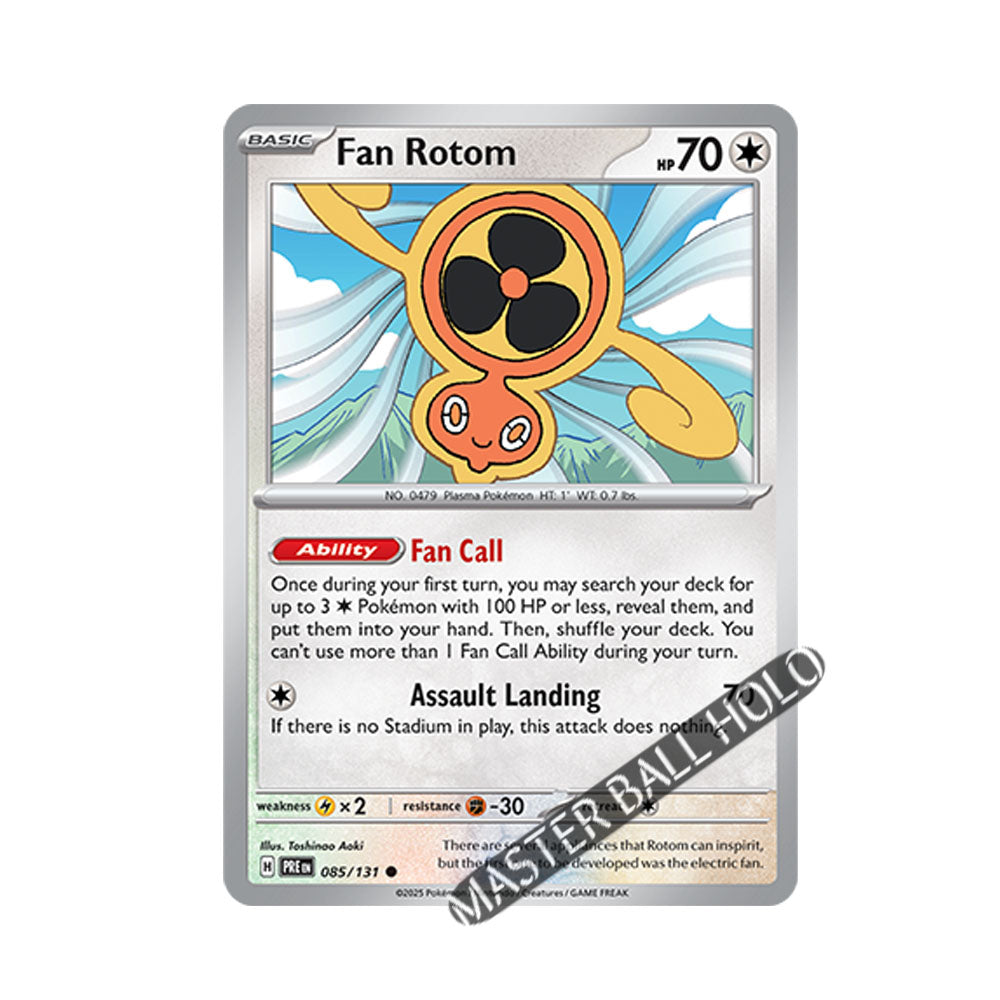 Fan Rotom Master Ball Holo 085/131