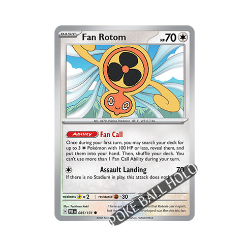 Fan Rotom Poke Ball Holo 085/131