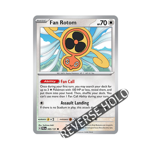 Fan Rotom Reverse Holo 085/131