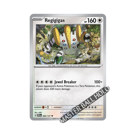 Regigigas Master Ball Holo 086/131