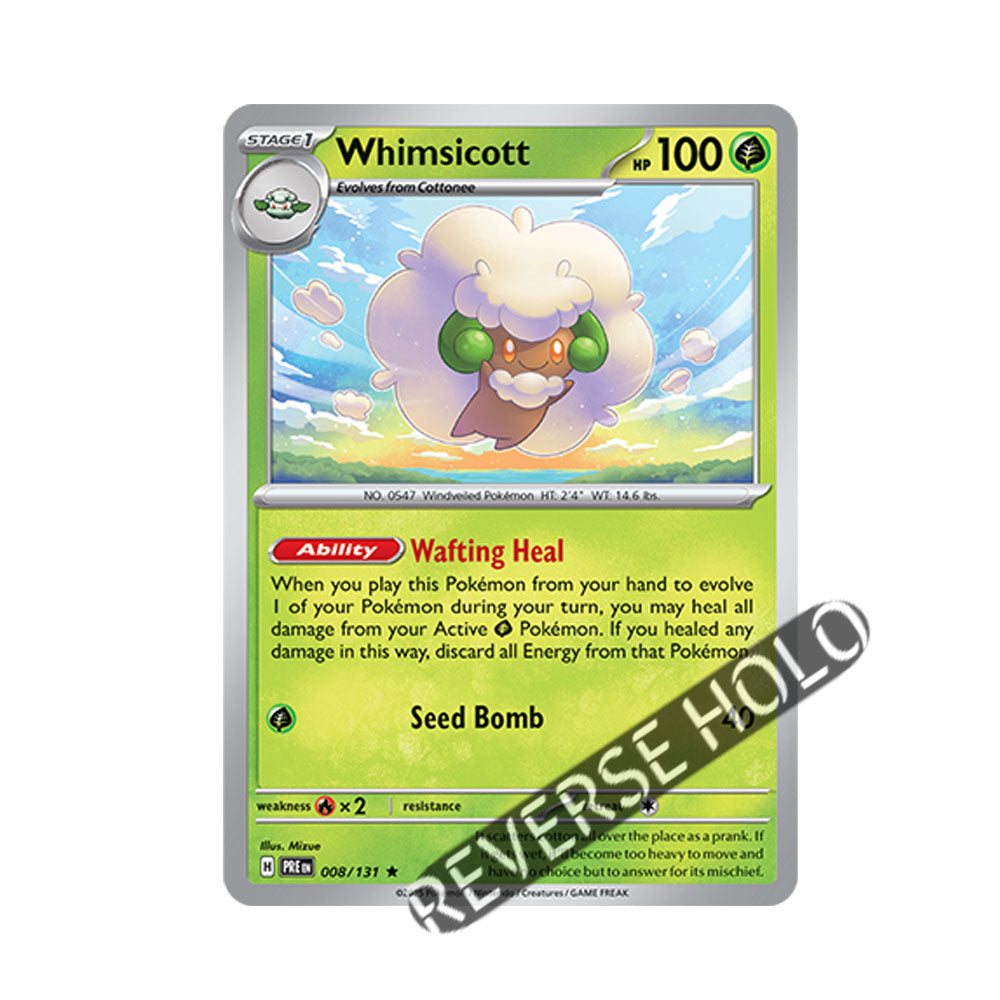 Whimsicott Reverse Holo 008/131