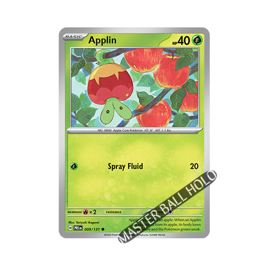 Applin Master Ball Holo 009/131