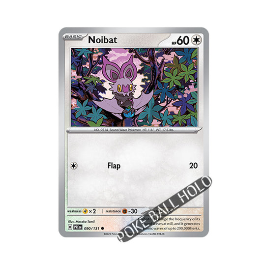 Noibat Poke Ball Holo 090/131