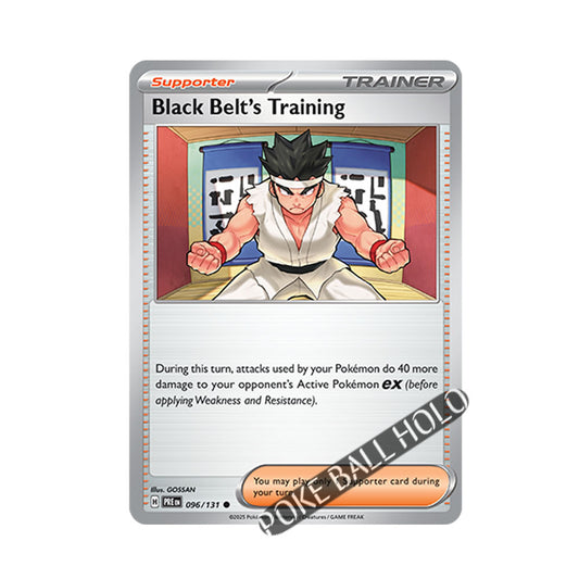 Black Belt's Practice Poke Ball Holo 096/131