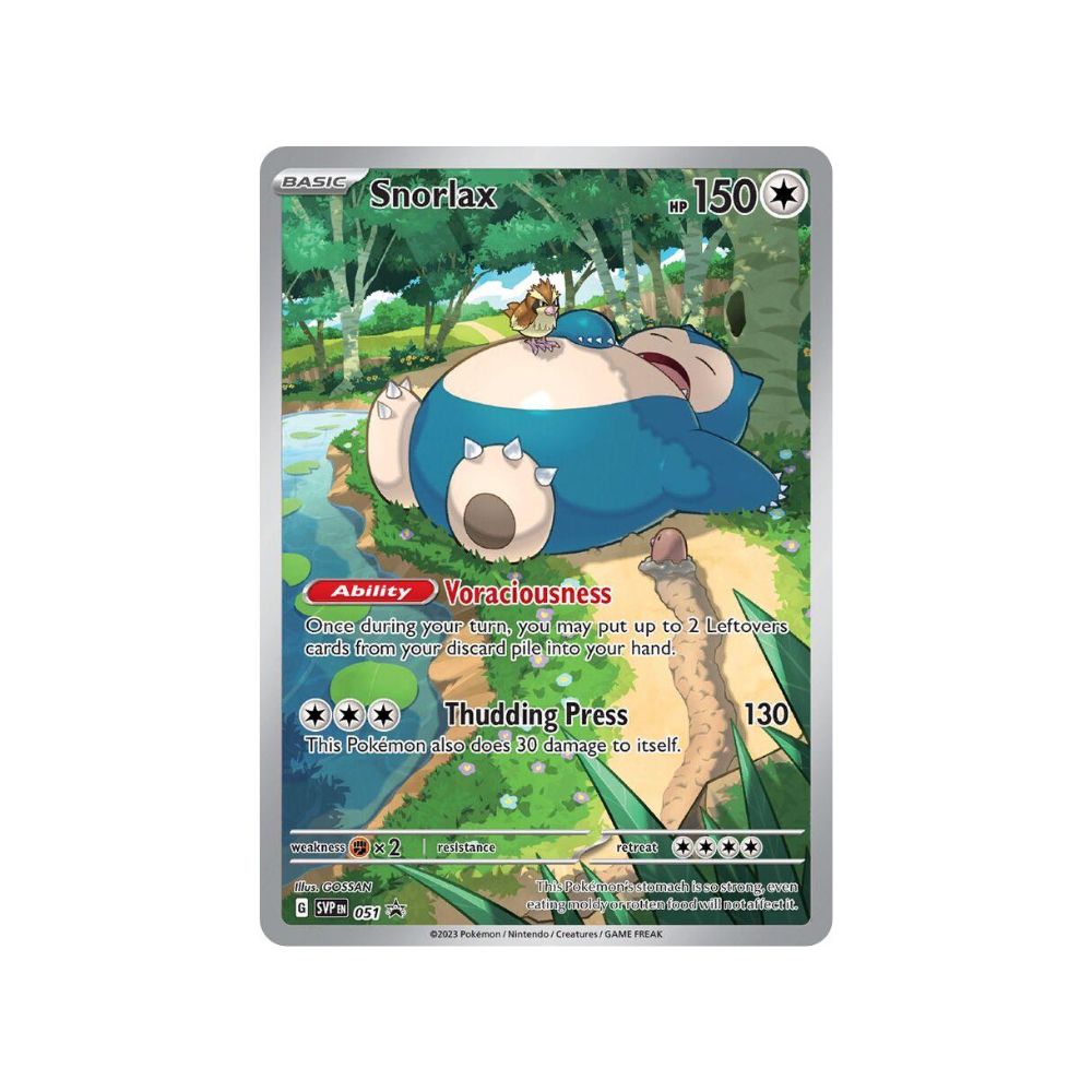 Snorlax ETB Promo SVP 051 - Pokemon Cards ( 151, Promo )