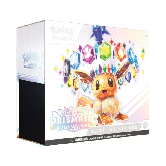 Pokemon Scarlet & Violet Prismatic Evolution Elite Trainer Box - Pokemon Cards ( Booster, Elite Trainer Box, English, Prismatic Evolutions )