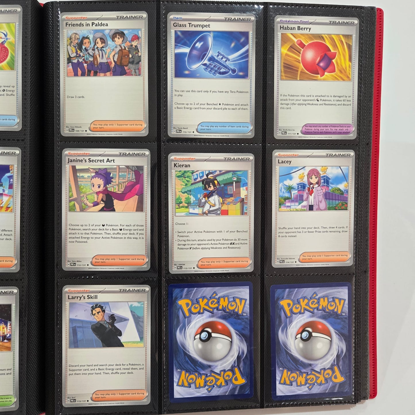 Pokemon Scarlet & Violet Prismatic Evolutions 1-131 Base Set