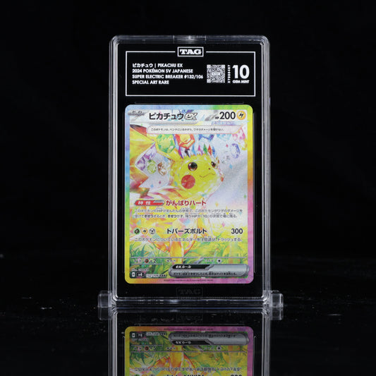 [TAG 10] JAPANESE PIKACHU EX 2024 - POKEMON SUPER ELECTRIC BREAKER #132/106
