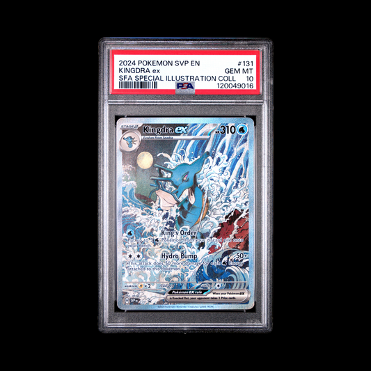 [PSA 10] 2024 KINGDRA ex POKEMON SVP EN-SV BLACK STAR PROMO #131 - Pokemon Cards ( English, Graded, PSA 10 )